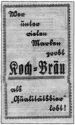 Anzeige aus dem Jahr 1946